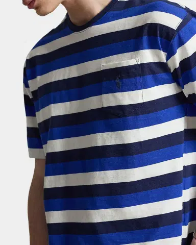 Polo Ralph Lauren Men's Striped Cotton T-Shirt | Thumbnail 5 Polo Ralph Lauren Men's Striped Cotton T-Shirt | Thumbnail 5