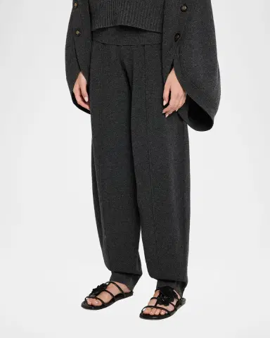 Zimmermann Valiant Knit Barrel-Leg Pants | Thumbnail 4 Zimmermann Valiant Knit Barrel-Leg Pants | Thumbnail 4