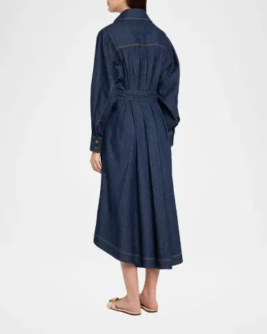 Zimmermann Denim Midi Shirtdress | Thumbnail 3 Zimmermann Denim Midi Shirtdress | Thumbnail 3