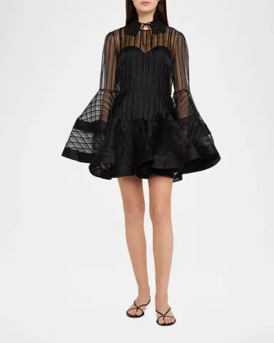 Zimmermann Valiant Lantern Mini Dress | Thumbnail 2 Zimmermann Valiant Lantern Mini Dress | Thumbnail 2
