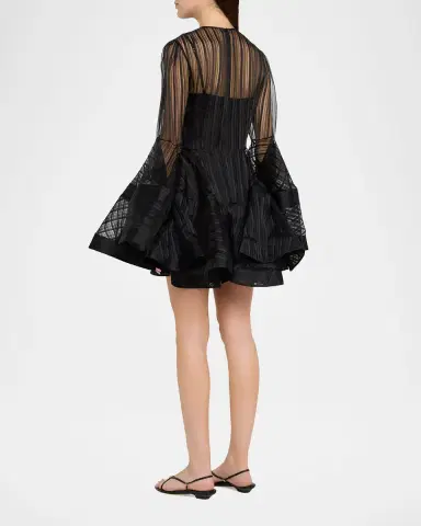 Zimmermann Valiant Lantern Mini Dress | Thumbnail 3 Zimmermann Valiant Lantern Mini Dress | Thumbnail 3