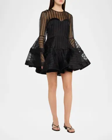 Zimmermann Valiant Lantern Mini Dress | Thumbnail 4 Zimmermann Valiant Lantern Mini Dress | Thumbnail 4