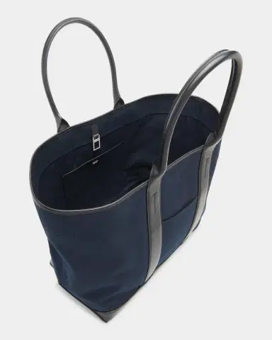 TOM FORD Large Canvas & Leather Tote Bag | Thumbnail 4 TOM FORD Large Canvas & Leather Tote Bag | Thumbnail 4