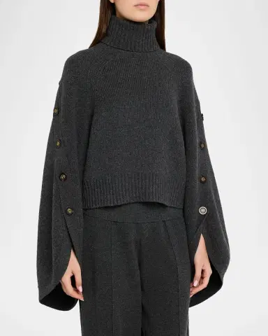 Zimmermann Valiant Buttoned Turtleneck Sweater | Thumbnail 4 Zimmermann Valiant Buttoned Turtleneck Sweater | Thumbnail 4