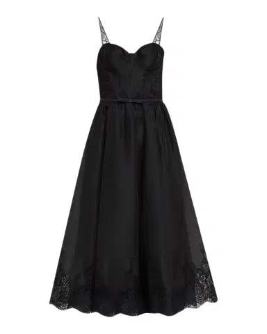 Zimmermann Valiant Lace-Trim Corset Dress | Thumbnail 1 Zimmermann Valiant Lace-Trim Corset Dress | Thumbnail 1