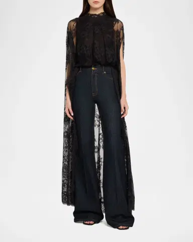 Zimmermann Valiant Lace Cape Top | Thumbnail 2 Zimmermann Valiant Lace Cape Top | Thumbnail 2