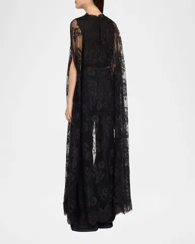 Zimmermann Valiant Lace Cape Top | Thumbnail 3 Zimmermann Valiant Lace Cape Top | Thumbnail 3