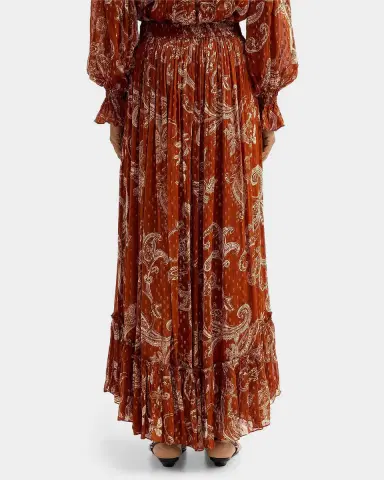 Hemant & Nandita Printed High-Low Maxi Skirt | Thumbnail 3 Hemant & Nandita Printed High-Low Maxi Skirt | Thumbnail 3