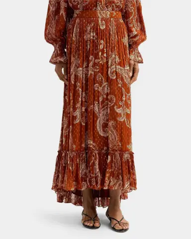 Hemant & Nandita Printed High-Low Maxi Skirt | Thumbnail 4 Hemant & Nandita Printed High-Low Maxi Skirt | Thumbnail 4