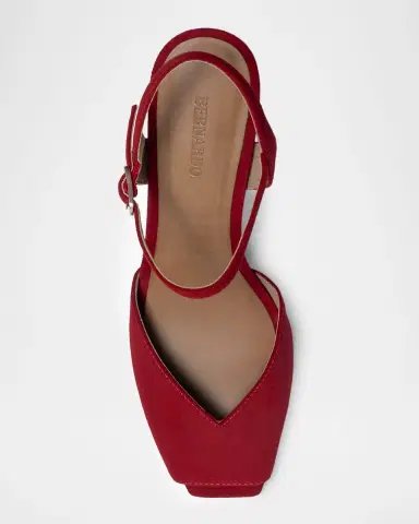 Bernardo 65mm Hartley Suede Ankle-Strap Sandals | Thumbnail 3 Bernardo 65mm Hartley Suede Ankle-Strap Sandals | Thumbnail 3