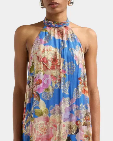 Hemant & Nandita Floral A-Line Maxi Dress | Thumbnail 5 Hemant & Nandita Floral A-Line Maxi Dress | Thumbnail 5