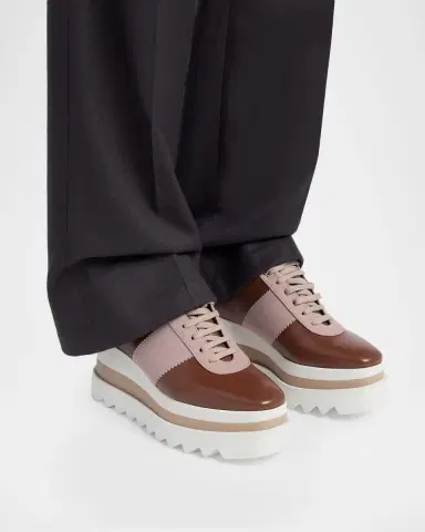 Stella McCartney Sneak-Elyse Faux-Leather Platform Sneakers | Thumbnail 2 Stella McCartney Sneak-Elyse Faux-Leather Platform Sneakers | Thumbnail 2