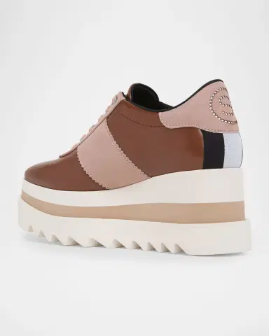 Stella McCartney Sneak-Elyse Faux-Leather Platform Sneakers | Thumbnail 4 Stella McCartney Sneak-Elyse Faux-Leather Platform Sneakers | Thumbnail 4