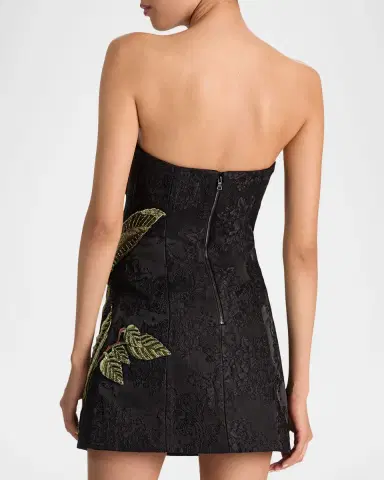 ALICE + OLIVIA Katia Embellished Strapless Mini Dress | Thumbnail 3 ALICE + OLIVIA Katia Embellished Strapless Mini Dress | Thumbnail 3