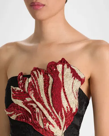 ALICE + OLIVIA Katia Embellished Strapless Mini Dress | Thumbnail 5 ALICE + OLIVIA Katia Embellished Strapless Mini Dress | Thumbnail 5