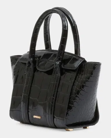 Simkhai Nicola Mini Croc-Embossed Leather Tote Bag | Thumbnail 2 Simkhai Nicola Mini Croc-Embossed Leather Tote Bag | Thumbnail 2