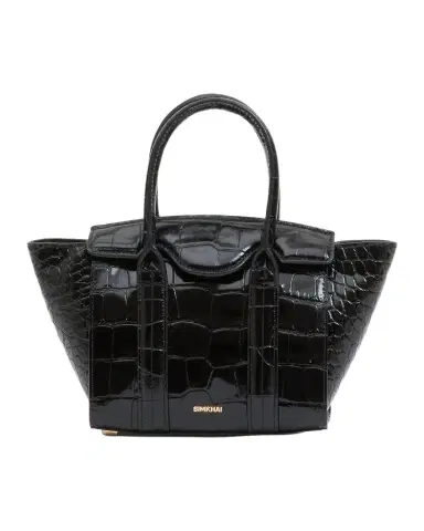 Simkhai Nicola Mini Croc-Embossed Leather Tote Bag | Thumbnail 1 Simkhai Nicola Mini Croc-Embossed Leather Tote Bag | Thumbnail 1