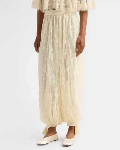 Hemant & Nandita Floral Lace Parachute Pants | Thumbnail 4 Hemant & Nandita Floral Lace Parachute Pants | Thumbnail 4