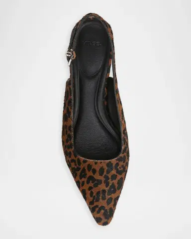 Vince 45mm Sabra II Leopard Calf Hair Slingback Pumps | Thumbnail 4 Vince 45mm Sabra II Leopard Calf Hair Slingback Pumps | Thumbnail 4
