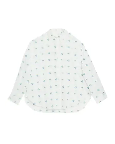 CISSA Floral Oversized Button-Front Shirt | Thumbnail 1 CISSA Floral Oversized Button-Front Shirt | Thumbnail 1