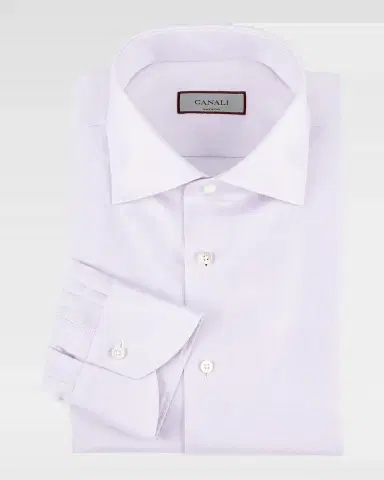 Canali Men's Textured Dress Shirt | Thumbnail 2 Canali Men's Textured Dress Shirt | Thumbnail 2