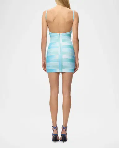 Herve Leger The Charlie Mini Dress | Thumbnail 3 Herve Leger The Charlie Mini Dress | Thumbnail 3