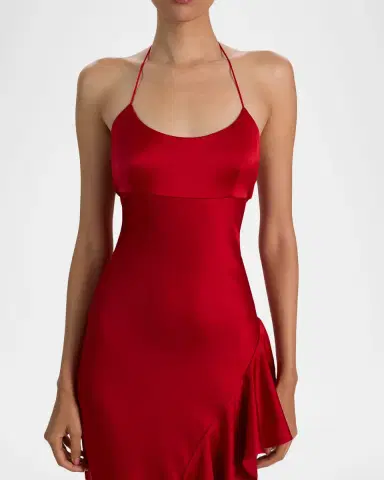 ALICE + OLIVIA Palma Asymmetric Ruffle Maxi Dress | Thumbnail 5 ALICE + OLIVIA Palma Asymmetric Ruffle Maxi Dress | Thumbnail 5