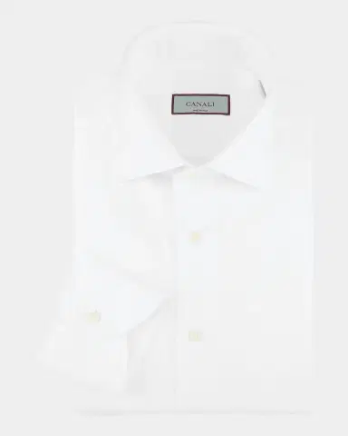 Canali Men's Textured Wool Modern-Fit Dress Shirt | Thumbnail 2 Canali Men's Textured Wool Modern-Fit Dress Shirt | Thumbnail 2