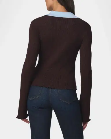 Joe's Jeans The Riley Polo Sweater | Thumbnail 3 Joe's Jeans The Riley Polo Sweater | Thumbnail 3