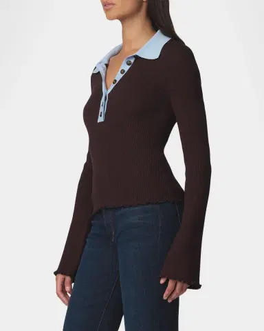 Joe's Jeans The Riley Polo Sweater | Thumbnail 6 Joe's Jeans The Riley Polo Sweater | Thumbnail 6