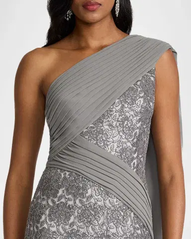 Tadashi Shoji Draped One-Shoulder Sequin Gown | Thumbnail 4 Tadashi Shoji Draped One-Shoulder Sequin Gown | Thumbnail 4