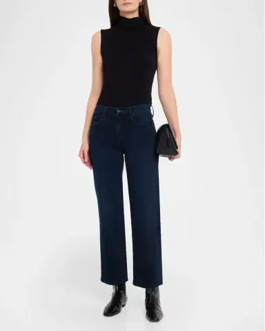 MOTHER The Mid-Rise Rambler Zip Ankle Jeans | Thumbnail 2 MOTHER The Mid-Rise Rambler Zip Ankle Jeans | Thumbnail 2