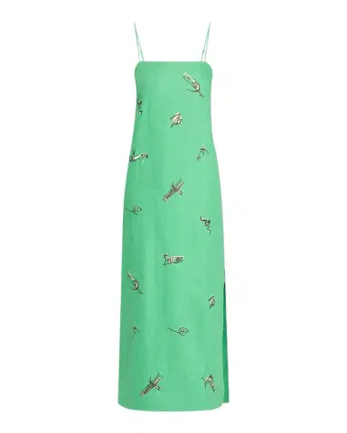 ALÉMAIS Wanda Embroidered Midi Dress | Thumbnail 1 ALÉMAIS Wanda Embroidered Midi Dress | Thumbnail 1