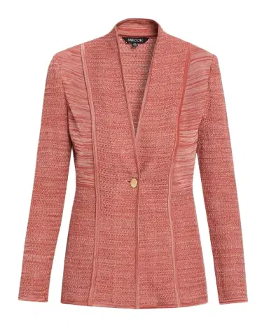 Misook Tailored Mélange Knit Jacket | Thumbnail 1 Misook Tailored Mélange Knit Jacket | Thumbnail 1