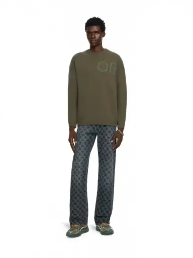 Off-White Arrow Monogram Slim Jeans | Thumbnail 2 Off-White Arrow Monogram Slim Jeans | Thumbnail 2