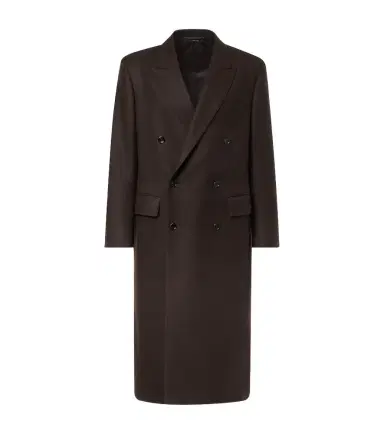 Tom Ford Double-breasted wool and silk coat | Thumbnail 1 Tom Ford Double-breasted wool and silk coat | Thumbnail 1