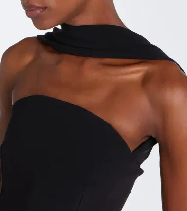 Roland Mouret Scarf-detail crêpe corset top | Thumbnail 6 Roland Mouret Scarf-detail crêpe corset top | Thumbnail 6