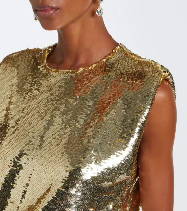 MONIQUE LHUILLIER Sequined embellished gathered gown | Thumbnail 5 MONIQUE LHUILLIER Sequined embellished gathered gown | Thumbnail 5