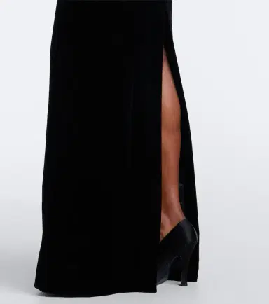 Mugler Velvet bustier gown | Thumbnail 4 Mugler Velvet bustier gown | Thumbnail 4