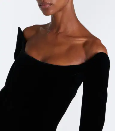 Mugler Velvet bustier gown | Thumbnail 5 Mugler Velvet bustier gown | Thumbnail 5