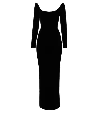 Mugler Velvet bustier gown | Thumbnail 1 Mugler Velvet bustier gown | Thumbnail 1