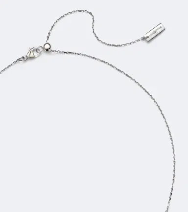 Messika Joy 18kt white gold pendant necklace with diamonds | Thumbnail 2 Messika Joy 18kt white gold pendant necklace with diamonds | Thumbnail 2