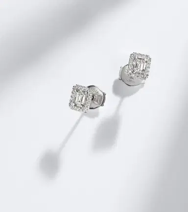 Messika Joy 18kt white gold earrings with diamonds | Thumbnail 5 Messika Joy 18kt white gold earrings with diamonds | Thumbnail 5