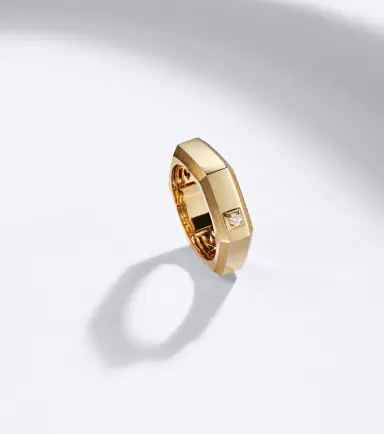 Messika Moderniste Medium 18kt gold ring with diamond | Thumbnail 5 Messika Moderniste Medium 18kt gold ring with diamond | Thumbnail 5