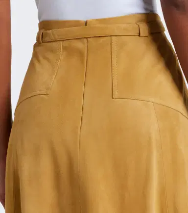 Polo Ralph Lauren Belted suede midi skirt | Thumbnail 2 Polo Ralph Lauren Belted suede midi skirt | Thumbnail 2