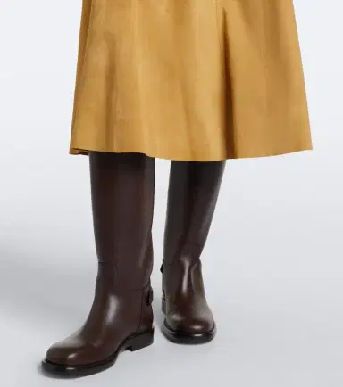 Polo Ralph Lauren Belted suede midi skirt | Thumbnail 4 Polo Ralph Lauren Belted suede midi skirt | Thumbnail 4