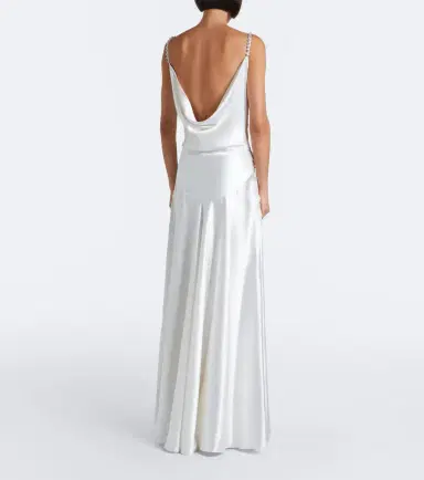 LA FUORI Là Fuori Embellished embroidered silk gown | Thumbnail 3 LA FUORI Là Fuori Embellished embroidered silk gown | Thumbnail 3