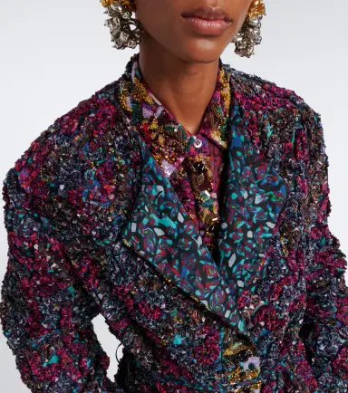 Dries Van Noten Embellished embroidered coat | Thumbnail 6 Dries Van Noten Embellished embroidered coat | Thumbnail 6