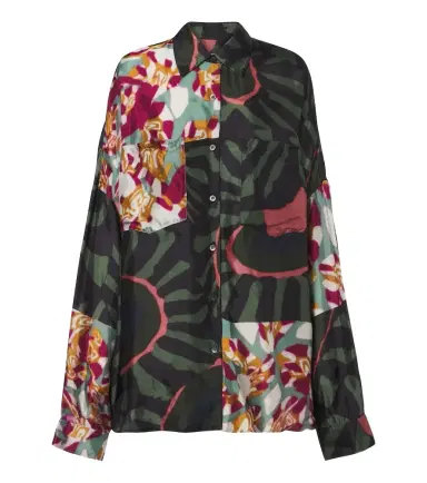 Dries Van Noten Printed twill shirt | Thumbnail 1 Dries Van Noten Printed twill shirt | Thumbnail 1