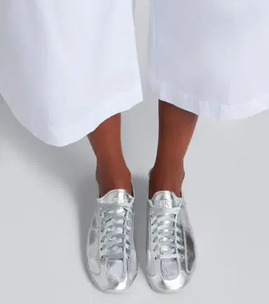 Jacquemus Tennis metallic leather sneakers | Thumbnail 6 Jacquemus Tennis metallic leather sneakers | Thumbnail 6